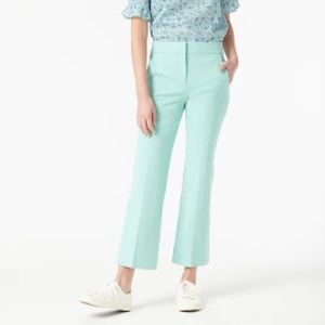 NWT, HAYDEN KICKOUT CROP PANT, 6P, AQUA